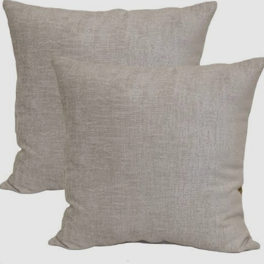 Mainstays Gray Chenilie Decorative Throw Pillows